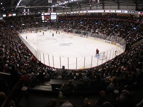 The 2023-24 regular-season schedule was released by the OHL on Tuesday with the Windsor Spitfires set to play 34 games at the WFCU Centre, pictured, and another 34 games on the road.
