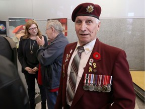Canadian Army veteran Bob Kelly, who served as a peacekeeper in Europe and with Special Forces, attended the re-opening of Veterans' Affairs Canada office on April 21, 2017.