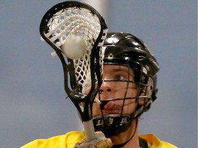 Blain Wallace, seen in action earlier this season against the Wallaceburg Red Devils, and the Windsor Clippers are looking to bounce back in Game 3 on Wednesday.