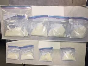 Windsor police announced May 30, 2017 they arrested two men and seized more than $220,000 worth of drugs including cocaine that had been shipped from Toronto to Windsor.