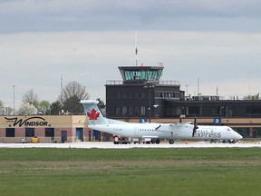 A view of the Windsor International Airport on April 21, 2017.