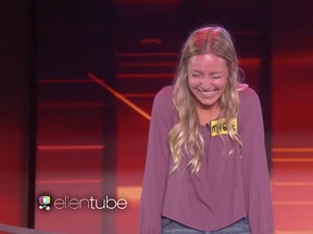 Maggie Boblitch on the Ellen show.