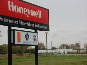 The Honeywell plant in Amherstburg is seen in October 2013.