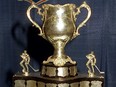The highest prize of the Canadian Hockey League - the Memorial Cup - is shown in this file photo.