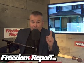 Kevin J. Johnston, who posts commentary on the website FreedomReport.ca, encouraged viewers in an almost 14-minute video May 14 to complain to Windsor city council about the location of the  Noor-E-Islam Mosque on Lincoln Road.