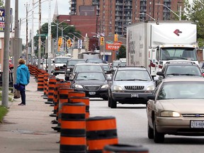 Traffic on Tecumseh Road East between Howard and Hall Avenue is shown on May 26, 2017.