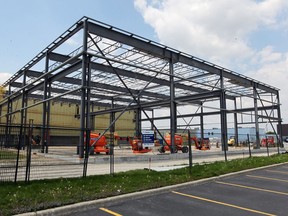 Expansion project at Ellwood Specialty Metals on St. Etienne Boulevard, on May 13, 2017.