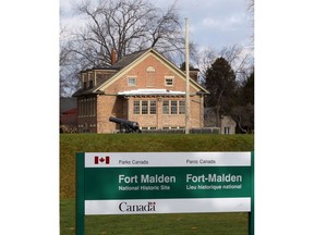 Parks Canada's Fort Malden National Historic Site in Amherstburg.
