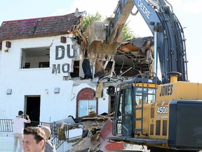 The demolition of Duffy's Tavern in Amherstburg began on June 7, 2017.