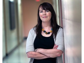 Amy Fitzgerald, an associate professor at the University of Windsor, is shown at the school ion June 29, 2017.