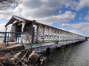 The old Boblo Island Ferry dock in Amherstburg is shown on March 21, 2016.
