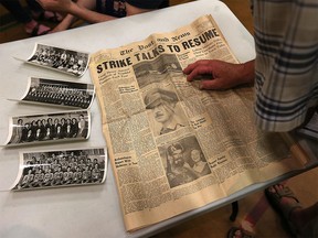 Students and staff of Leamington District Secondary School will be moving into their brand new $32-million building in September. On Saturday, June 10, 2017, a celebration of the 65-year history of their soon-to-be former home was held. A copy of The (Leamington) Post and News and photos from a time capsule are shown during the event.
