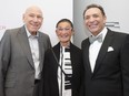 Estelle and Jeff Slopen are joined by Joseph Abdullah, right, as they attend Baselworld at Joseph Anthony for an exclusive look at Rolex brand merchandise.