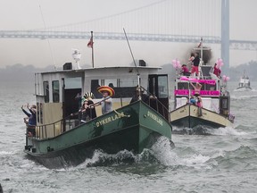 The annual International Tug Boat Race, shown in 2015, return to the Detroit River Saturday, June 24, 2017.