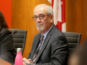 Mayor Ken Antaya during a LaSalle council meeting at Town Hall July 11, 2017.