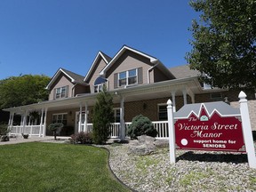 The exterior of the Victoria Street Manor in Amherstburg, ON. is shown July 5, 2017. The seniors residence is reopening two years after the county closed it for fire safety reasons.