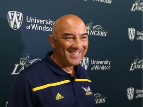 Colin Inglis is introduced as the new head coach of the University of Windsor track and field team on July 13, 2017. His appointment was announced the day before.