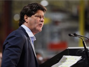 Unifor president Jerry Dias, shown in this March 30, 2017, photo from the Ford Essex Engine Plant, wants major changes to NAFTA to protect workers.