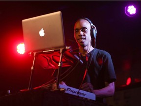 Thorald Findlay, also known as DjThor, during a DJ set at The Rondo in downtown Windsor, July 15, 2017.