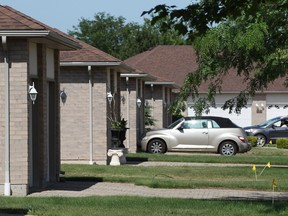 Examples of "snout houses" can be seen on Gapam Court in South Windsor.