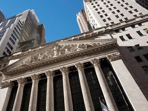 FILE - This Wednesday, Dec. 21, 2016, file photo shows the New York Stock Exchange.