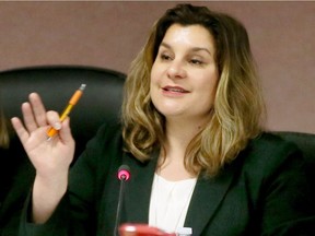 The City of Windsor's Jelena Payne responds to questions from city councillors on Jan. 23, 2017.