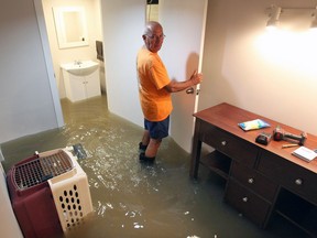 Ray Piche, of St. Rose Avenue in Windsor, had almost finished renovating his basement, which was damaged by flood water in September 2016, when it was hit again Aug. 29, 2017.