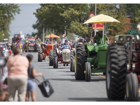 The Comber Fair Parade — featuring tractors, of course — makes its way south on Main Street on Saturday, Aug. 12, 2017.