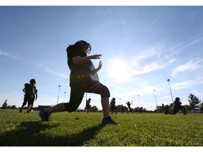 WINDSOR, ONTARIO - AUGUST 23, 2016 - Windsor Minor Football Association football players on August 23, 2016 at Mic Mac Park. (JASON KRYK/Windsor Star)
JASON KRYK