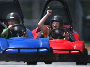 The Huntington Society of Canada has used go-karts to help with fund-raising for 17 years.