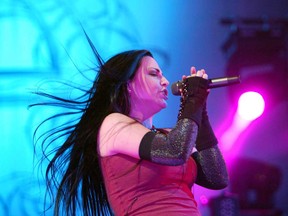 Amy Lee of the band Evanescence performing in Ottawa in 2007.