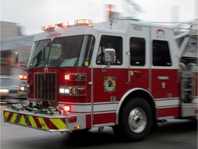 A Windsor Fire and Rescue Services truck is seen in 2015.