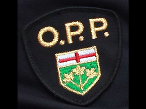 Ontario Provincial Police badge.