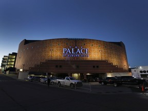 The Palace of Auburn Hills in Auburn Hills, Mich. is shown in this Nov. 21, 2016 file photo.