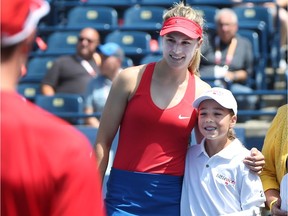 Windsor's performance junior tennis player Stasia Kryk had the chance of a lifetime to walk out Canadian tennis star Eugenie Bouchard at the Rogers Cup in Toronto, Ontario on August 8, 2017.   Kryk represented all players in Canada in the National bank Little Aces tennis program and represented Windsor-Essex County.