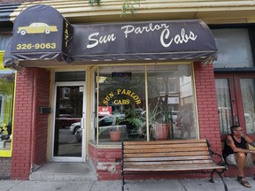 The office of Sun Parlour Cabs in Leamington is seen Aug. 15, 2017. The owner has been hit with two eight-hour licence suspensions.