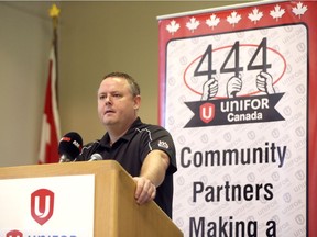 New Unifor Local 444 president James Stewart hopes to save transport jobs at the FCA Windsor Assembly Plant.