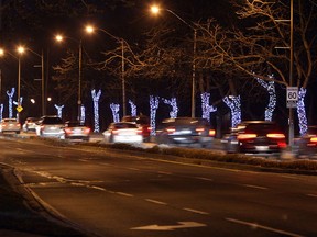 Christmas lights are shown at Jackson Park in this 2013 file photo.