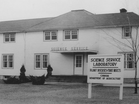 This archive photo from the 1930s shows the Science Service Laboratory in Harrow.