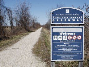 The Chrysler Canada Greenway is seen in April 2009.