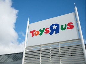 A general view of the exterior of a branch of the toy staore Toys R Us on September 19, 2017 in Luton, England.  The company has struggled to compete against online traders such as Amazon and has announced that it has filed for bankruptcy protection in the US and Canada. The company has stressed that these actions do not expect any immediate impact on their European branches due to the company running the operations independently.