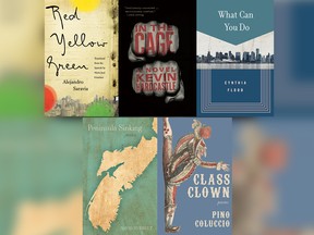 Covers of Fall 2017 releases by Windsor independent book publisher Biblioasis.