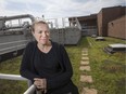 Karina Richters, Supervisor, Environmental Sustainability and Climate Change with the City of Windsor, is pictured on the green roof at the Lou Romano Water Reclamation Plant on Sept. 12, 2017.