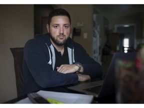 Alec Raniwsky, who studies at the American University of the Caribbean School of Medicine in St. Martin, says the Canadian government is not doing enough to bring his Canadian classmates home. Pictured in his Windsor home on Sept. 10, 2017, Raniwsky was able to get off the island before Hurricane Irma struck.