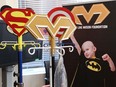 A poster of the late Mason Macri is seen with 20 donated  IV stands on behalf of the Fight Like Mason Foundation to the Erie St. Clair LHIN on Sept., 2017.
JASON KRYK