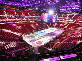 Little Caesars Arena is seen during a media preview tour in Detroit on Sept. 6, 2017. The new multi-purpose arena will be home to the Detroit Red Wings, Detroit Pistons and concerts.