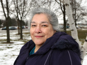 Louise Hillier, chief of the Caldwell First Nation, in 2011