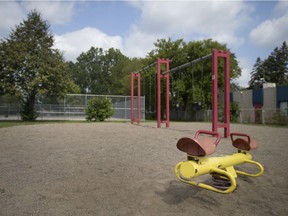 Ypres Park, pictured Sept. 3, 2017, is one of 28 city parks that will see upgrades to their playgrounds.