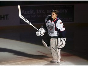 Windsor Spitfires' goalie Mikey DiPietro will pick up his OHL goalie of the year award on Wednesday at the Hockey Hall of Fame in Toronto.