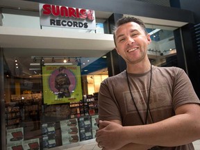 Stuart Tipper, manager of the Sunrise Records store at the Devonshire Mall, on Sept. 28, 2017. The Sunrise Records takeover of HMV is now complete, with 80 store locations across Canada.